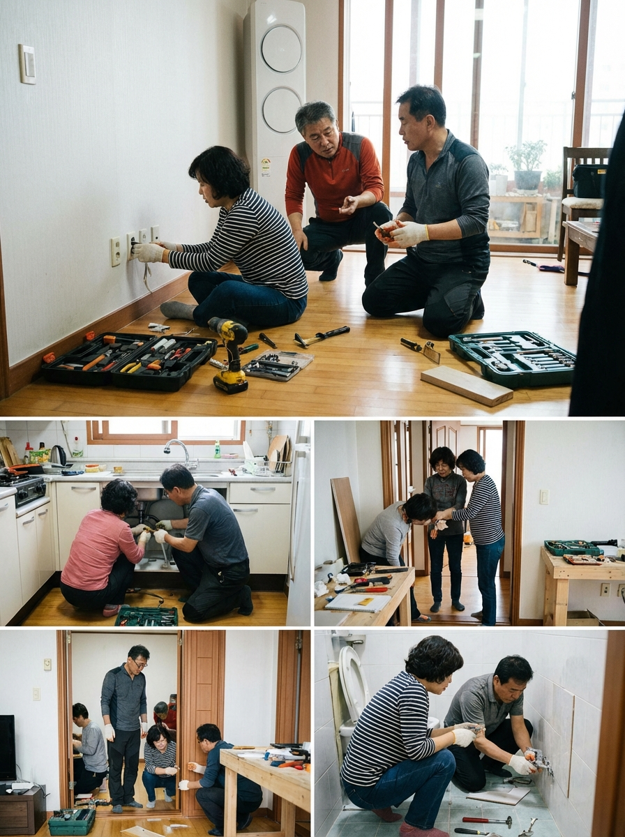 집수리 부업, 퇴직 후 현실적인 수입 만들기